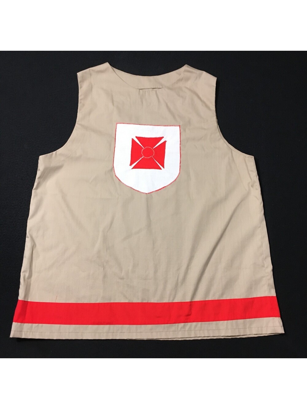 BSA 1990s Vintage Boy Scouts BSA Order of the Arrow OA Ceremonial Tunic Vest Tan